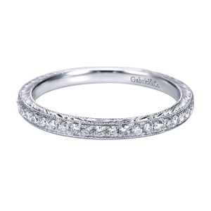 Gabriel 14 Karat Victorian Wedding Band WB7287W44JJ