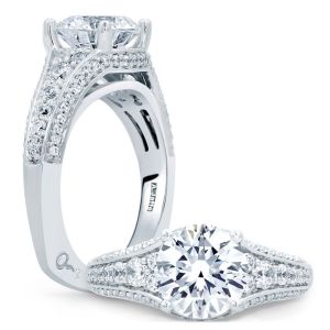 A.JAFFE Platinum Signature Engagement Ring MES692