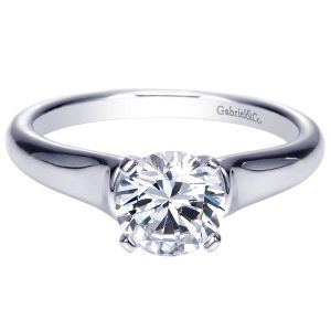Gabriel 14 Karat Contemporary Engagement Ring ER9088W4JJJ