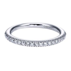 Gabriel 14 Karat Contemporary Wedding Band WB6952W44JJ