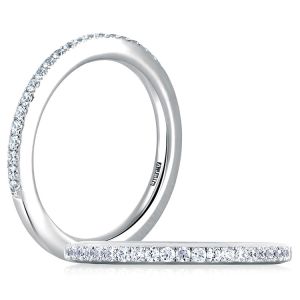 A.JAFFE Classic 14 Karat Diamond Wedding Ring MR1533 / 25