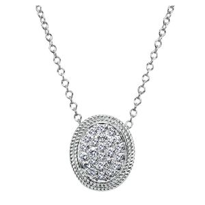 Gabriel Fashion 14 Karat Hampton Diamond Necklace NK3140W44JJ