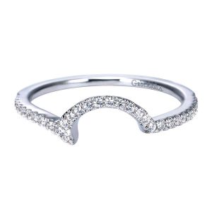 Gabriel 14 Karat Contemporary Wedding Band WB7718W44JJ