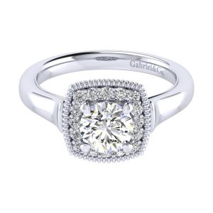 Gabriel 14 Karat Perfect Match Engagement Ring ER009B3ABW44JJ