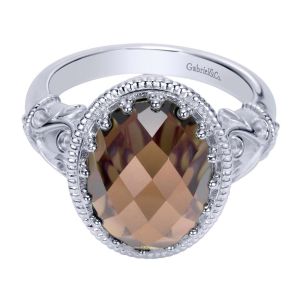 Gabriel Fashion Silver Roman Ladies' Ring LR6447SVJSQ