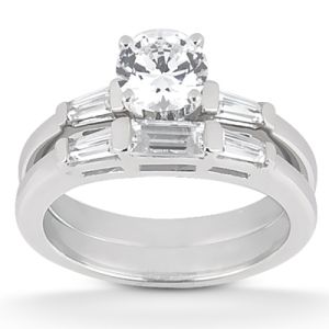 Taryn Collection Platinum Diamond Engagement Ring TQD A-201