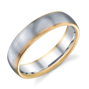 274136 Christian Bauer Platinum & 18 Karat Wedding Ring / Band