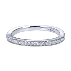 Gabriel 14 Karat Contemporary Wedding Band WB7513W44JJ