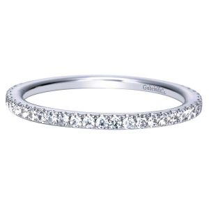 Gabriel 14 Karat Contemporary Wedding Band WB8535W44JJ