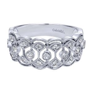 Gabriel Fashion 14 Karat Victorian Ladies' Ring LR4784W44JJ