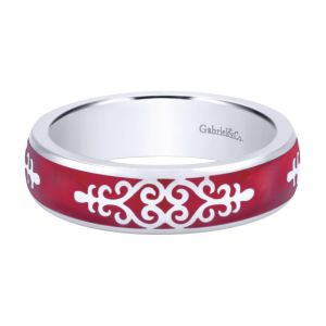 Gabriel Fashion Mixed Metal Stackable Stackable Ladies' Ring LR5900-75E1SVJJJ