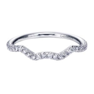 Gabriel 14 Karat Contemporary Wedding Band WB7548W44JJ