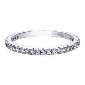 Gabriel 14 Karat Contemporary Wedding Band WB9380W44JJ