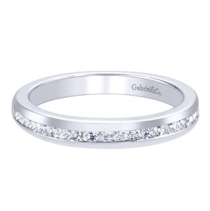 Gabriel 14 Karat Contemporary Wedding Band WB6596W44JJ