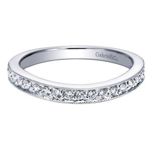 Gabriel 14 Karat Contemporary Wedding Band WB4072W44JJ