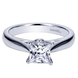 Gabriel 14 Karat Contemporary Engagement Ring ER5897W44JJ