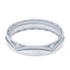 Tacori 905WD Platinum Crescent Wedding Band
