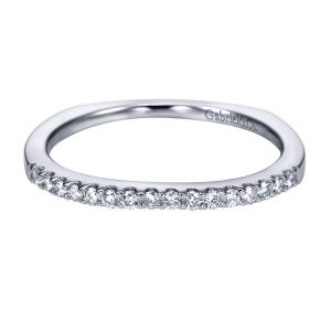 Gabriel 14 Karat Contemporary Wedding Band WB6568W44JJ