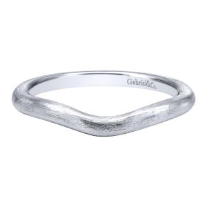 Gabriel 14 Karat Contemporary Wedding Band WB10429W4JJJ