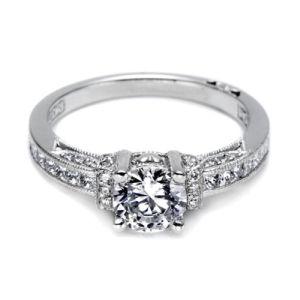 Tacori Platinum Simply Tacori Engagement Ring 2609RD6