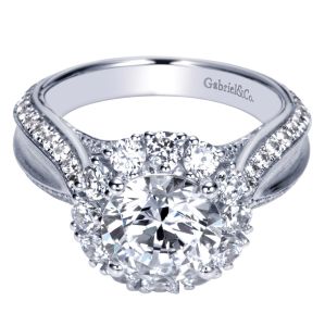 Gabriel 18 Karat Contemporary Engagement Ring ER8766W83JJ