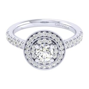 Gabriel 14 Karat Perfect Match Engagement Ring ER039A2AHW44JJ