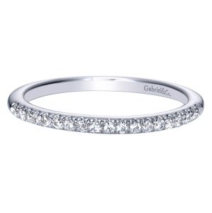 Gabriel 14 Karat Contemporary Wedding Band WB8565W44JJ
