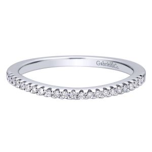 Gabriel 14 Karat Contemporary Wedding Band WB9300W44JJ