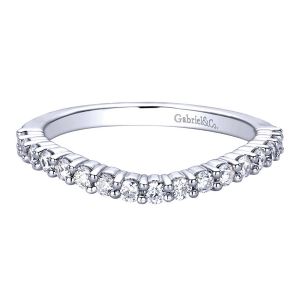 Gabriel 14 Karat Contemporary Wedding Band WB9391W44JJ