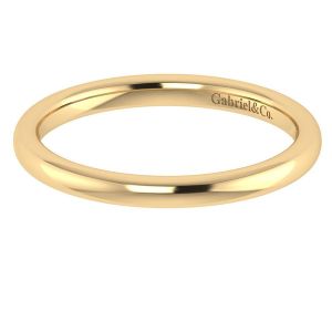 Gabriel 14 Karat Contemporary Wedding Band WB7490Y4JJJ