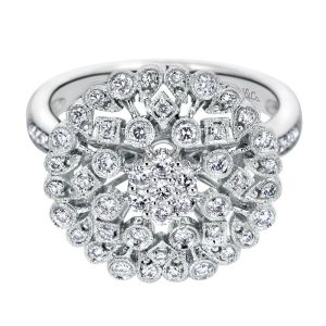 Gabriel Fashion 14 Karat Victorian Ladies' Ring LR50033W45JJ