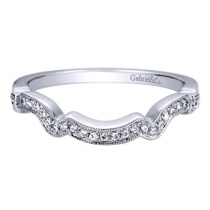 Gabriel 14 Karat Contemporary Wedding Band WB9315W44JJ