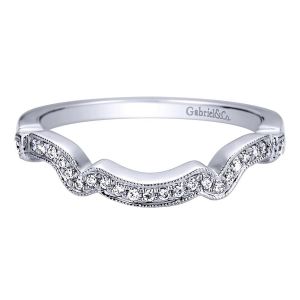 Gabriel 14 Karat Contemporary Wedding Band WB9315W44JJ