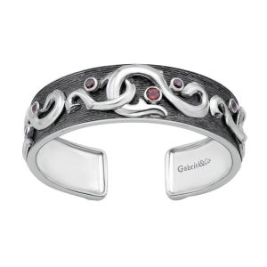 Gabriel Fashion Silver Goddess Cuff Bracelet BG3237SVJGN
