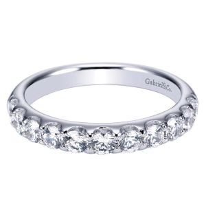 Gabriel 14 Karat Contemporary Wedding Band WB4246W44JJ