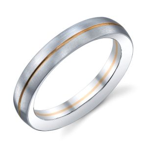 274154 Christian Bauer Platinum & 18 Karat Wedding Ring / Band