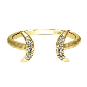 Gabriel Fashion 14 Karat Trends Knuckle Ladies' Ring LR50530Y45JJ