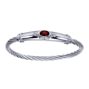 Gabriel Fashion Silver Mediterranean Bangle Bracelet BG3246SVJJJ