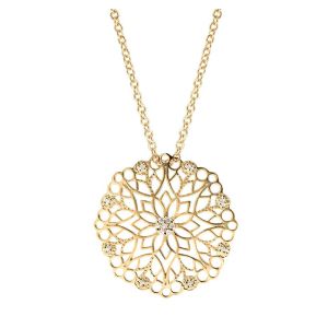 Gabriel Fashion 14 Karat Floral Necklace NK2772Y45JJ