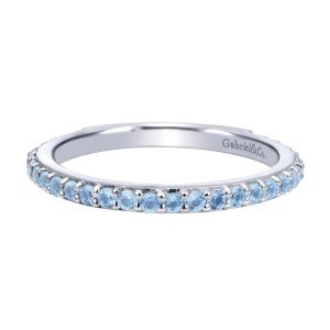 Gabriel Fashion 14 Karat Stackable Stackable Ladies' Ring LR4576W4JLB