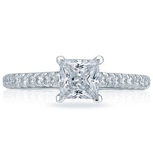 Tacori HT2546PR55 18 Karat Classic Crescent Engagement Ring