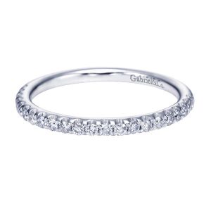 Gabriel 14 Karat Contemporary Wedding Band WB7254W44JJ
