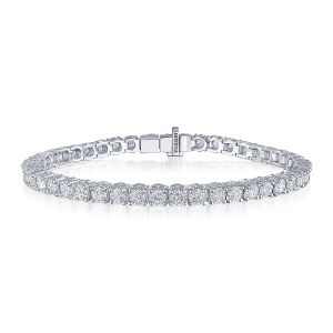 Tacori Classic Crescent RoyalT Diamond 18K Tennis Bracelet FB66465