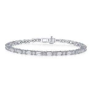 Tacori Classic Crescent RoyalT Diamond 18K Tennis Bracelet FB66665
