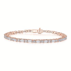 Tacori Classic Crescent RoyalT Diamond 18K Tennis Bracelet FB666PK65