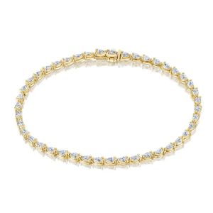Tacori Pear Diamond 18K Tennis Bracelet FB6737Y