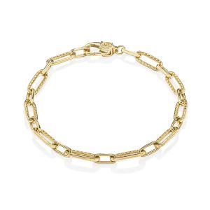 Tacori Allure Diamond Link Bracelet 18K Fine Jewelry FB676Y7