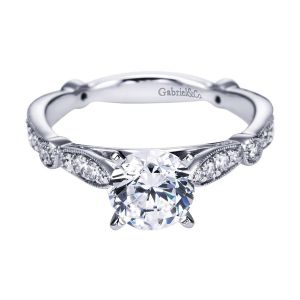 Gabriel 14 Karat Victorian Engagement Ring ER6711W44JJ