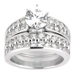Taryn Collection Platinum Diamond Engagement Ring TQD A-424
