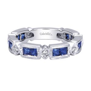Gabriel Fashion 14 Karat Stackable Stackable Ladies' Ring LR4415W44SA
